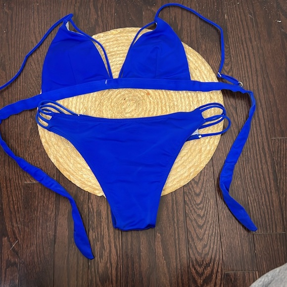 Royal blue Bikini Set size large - Picture 14 of 16